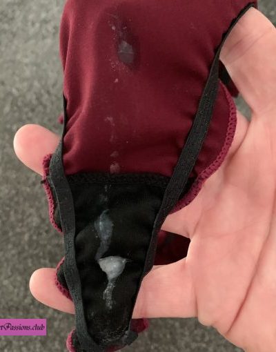 ( SOLD ) Sweet Sticky Satin Thong ❤️‍🔥