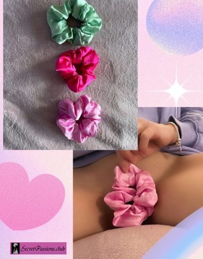 Pussy Rubbed n Stuffed Scrunchies 🎀
