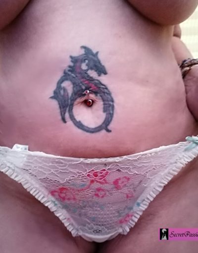 Worn Wet Waiting Thong