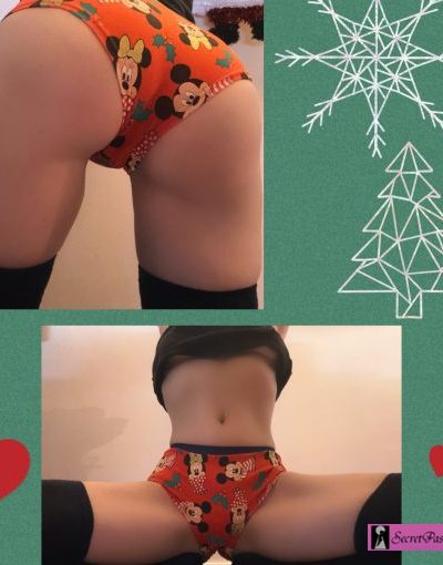 Mickey and Minnie Christmas Panties