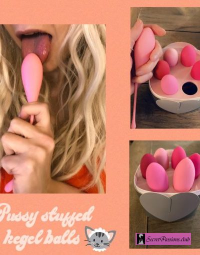 Pussy Stuffed Kegel Ball + 🎁