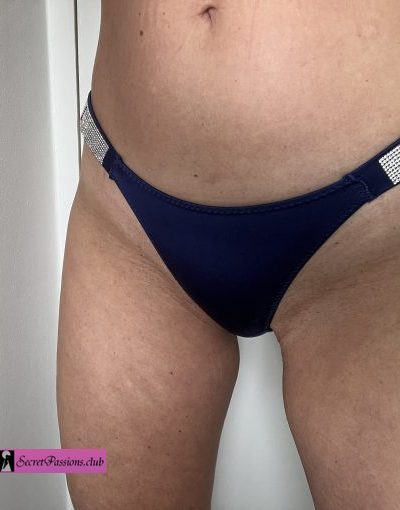 Dark Blue💙 Silver Strap Knickers