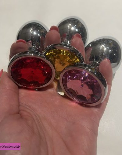 Crystal Ends Anal Plugs