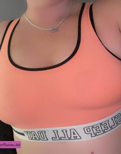 Sweaty Worn Sports Bra