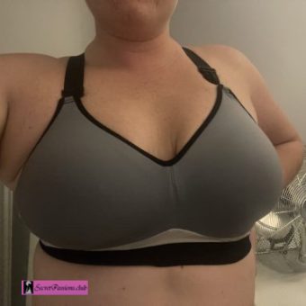 Sweaty Worn Workout Bra