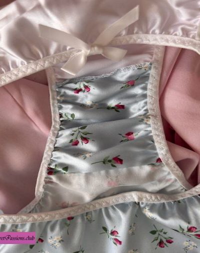Handmade Floral Satin Panties + FREE PAIR!
