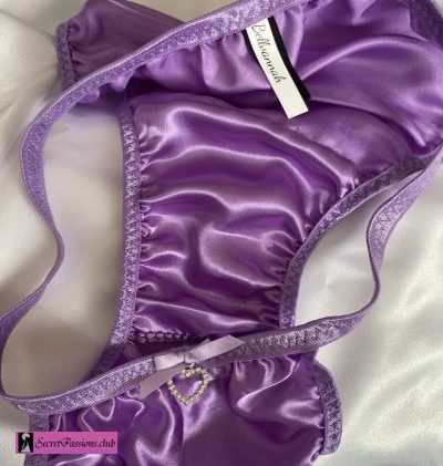 Purple Heaven Satin Panties + FREE GIFT!