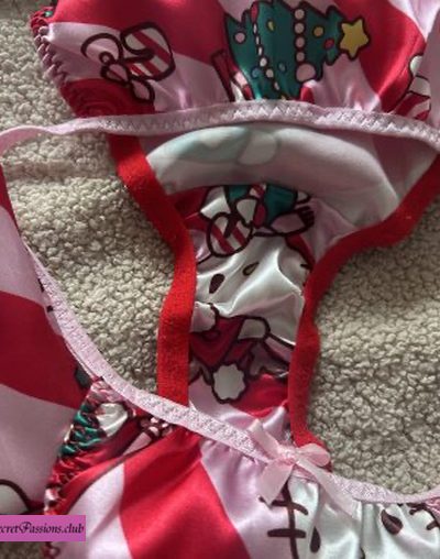 Festive Hello Kitty Satin Panties + FREE GIFT!
